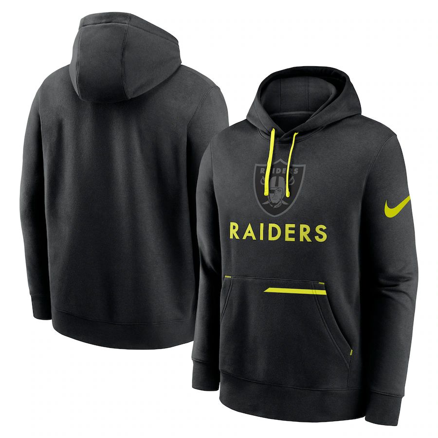 Men 2023 NFL Oakland Raiders black Sweatshirt style 2->carolina panthers->NFL Jersey